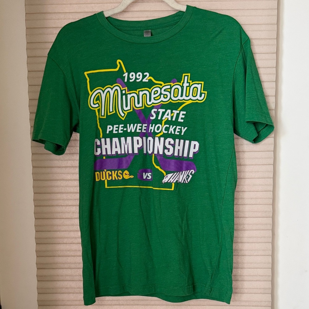 Mighty ducks Green Minnesota State Championship T-Shirt